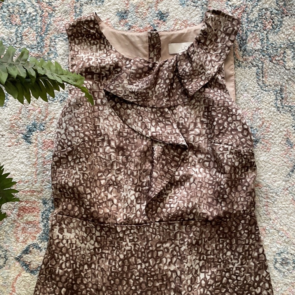 LOFT Printed Career Dress - Picture 3 of 6